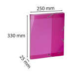 Exacompta Archivbox Iderama PP R25mm rosa