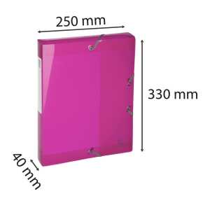 Exacompta Archivbox Iderama PP R40mm rosa