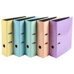 Ordner R80mm Aquarel 5 sort