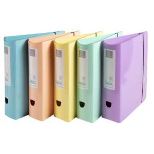 Ordner Rücken rd 80mm Aquarel sort