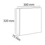 Ordner PP R50 Kreacover weiß