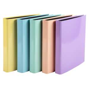 Ringbuch A4 4R R25mm Aquarel 5 sort