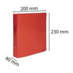 Ringb PP A5 Crystal 40mm 2R 5sort.