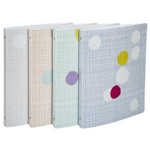 Exacompta Ringbuch PP 4R 15mm A4 Zephir 4sort