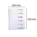 Ordmap A4 Chromal Sichtf 6tlg sort