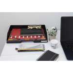 Ordnungsmappe A4 6tlg Harmonika rot