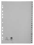 Register A4 20tlg A-Z PP grau