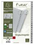 Register A4 20tlg A-Z PP grau