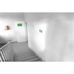 Exacompta Klebeschild Evakuierung link 20cm