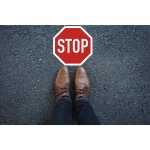 Exacompta Klebeschild Stop 30cm