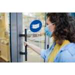 Exacompta Klebeschild Pflichtmask 20cm