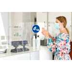 Exacompta Klebeschild Handdesinfektion 20cm