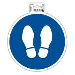 Klebeschild Halt 20cm