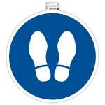 Exacompta Klebeschild Halt 35cm