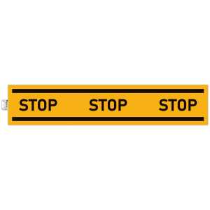 Exacompta Klebeschild Stopppflicht gelb 100cm