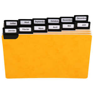 Exacompta Trennbl Manila 75x125mm alphab hor