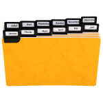 Exacompta Trennbl Manila 75x125mm alphab hor