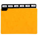 Exacompta Trennbl Manila 75x125mm alphab hor