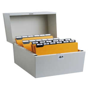 Exacompta Box f. 500 Karteik Metall 100x210