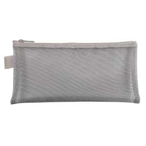 Exacompta Nylonhülle 8x18 Reißverschluss silber