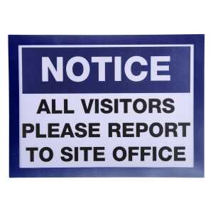 Exacompta Hülle PVC Infos Magnet blau A4