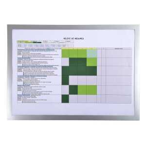 Exacompta HüllePVC Infos Magnet silber A3