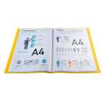 Sichtmappe A4 40 Hüllen gelb