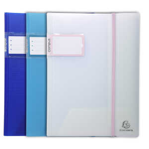 Exacompta Campus L. Sichtmappe PP A4 20H sort