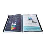 Sichtmappe okap PP A4 80 Hüllen sw