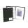Sichtmappe Goldline A4 50 Huel sw