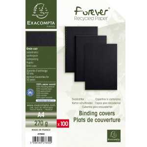 Exacompta Karton Forever schwarz A4 270G 100Bl