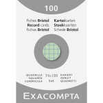 Exacompta NLH Exacompta Karteikarten A7 kariert gr