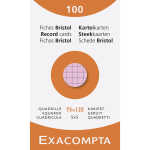Exacompta Karteikarten 75x125 kar 100St sort.