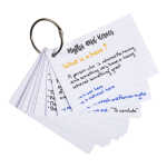 Exacompta Flashcards A7 lin 50St/Pk sort