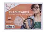 Flashcards A6 lin 50St/Pk sort