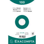 Exacompta Karteikarten 125x200 lin weiß 100St 3130630108030