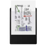 Exacompta Klemmbrett-Pocketclip A4 sw