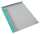 Klemmbrett mMagnet PP A4 türkis