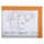 Exacompta Klemmbrett mMagnet PP A4 orange