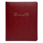 Gästebuch cuir Alpille 26X22 rot