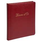 Gästebuch cuir Alpille 26X22 rot