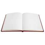 Gästebuch cuir Alpille 26X22 rot