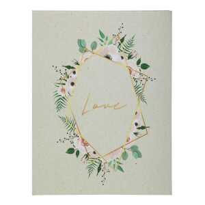 Gästebuch Idylle 100S gold 27x22cm