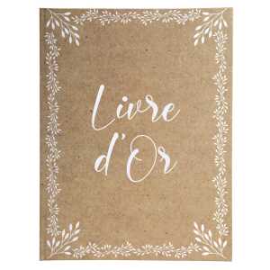 Gästebuch 100S gold 27x22 Kraft