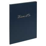 Gästebuch balacron 26x22 sort