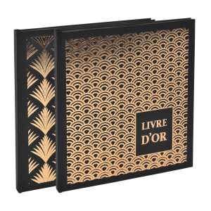 Exacompta Gästeb 140S gold 21x19 Palmyre schw st