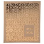 Exacompta Gästeb 140S gold 21x19 Palmyre nude st