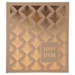 Exacompta Gästeb 140S gold 21x19 Palmyre nude st