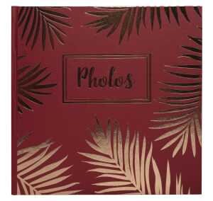 Fotoalbum Palma rot 30S sw 25x25cm