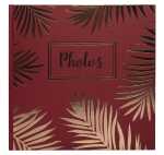 Fotoalbum Palma rot 30S sw 25x25cm